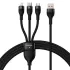 Baseus CASS0300001 3 in 1 (TA to TC+IP+Micro) 1.2m Fast Charging Data Cable (100W)